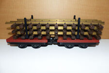 LGB 2 x 40500 Drehschemelwagen aus 71968 inkl. 3 Gleisen LGB 1000 für Spur G
