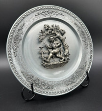 Vintage Wandteller Zinnteller