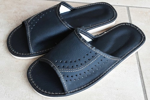 Paar schwarze leder - 1,