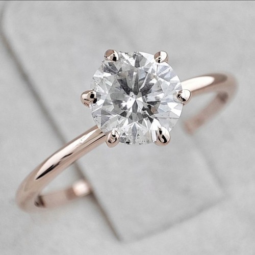 Ring 14kt rose gold 1 - -,