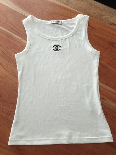 Chanel top weiss - m,