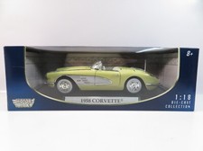 1:18 Motormax 73109ge 1958 Chevrolet Corvette Cabrio gelb B214