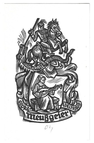 Herbert ott exlibris - ott:, für
