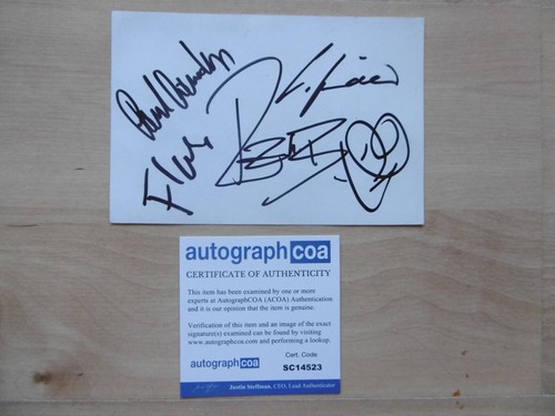 Rammstein original autogramme - rammstein,