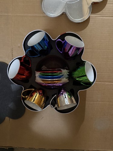 Espresso tassen set - tassen, 6-teilung