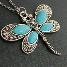 Große Libelle Anhänger Boho