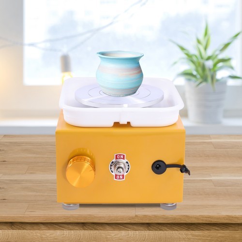 Gelb mini keramikradmaschine - gelb, mini-keramikradmaschine