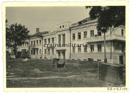 Orig foto zerstörte - zerstörte, kaserne