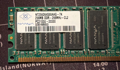 Ram 256mb nanya - ram,