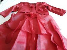 My Fashion- Princess-Tüllkleid Rot-mit kurzer Jacke Größe 104-Sonderangebot- Neu