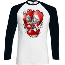 Zerrissen Polen Flagge Herren