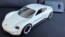 Playmobil Porsche Mission E Cabrio RC Auto mit Fernsteuerung Weiß