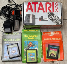 Atari 2600 Konsole + Spiele Atari 2600 OVP - VCS