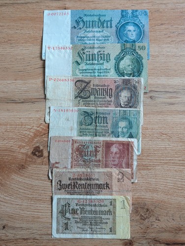 Reichsbanknoten sammlung 1 - sammlung,