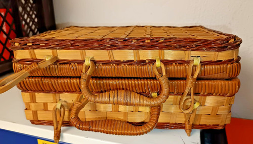 Weidenkoffer picknick koffer - /, picknick-koffer
