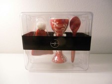 Sagaform Eierbecher * Christmasegg red + Desing Schneeflocken + VINTAGE + NEU !!