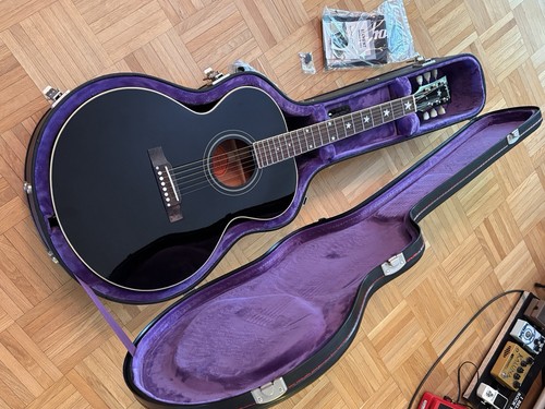 Epiphone 180 ebony - epiphone, j-180