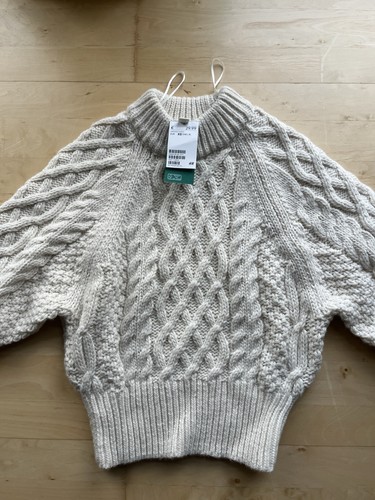 Creme farbener damen strick - creme,