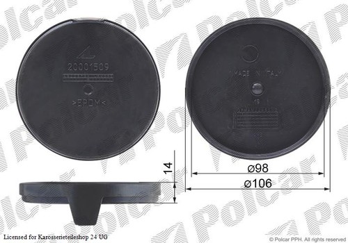 Scheinwerfer deckel links - scheinwerfer,