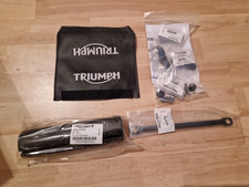 Schwarzer Lenkerstreben Kit Triumph Scrambler 1200 Handlebar Brace Blk