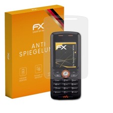 atFoliX 3x Displayfolie für Sony-Ericsson W200i Schutzfolie matt&stoßfest Folie