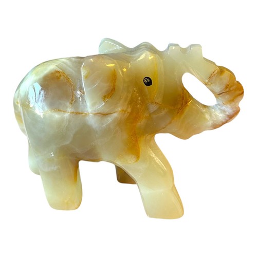 Figur elefant stein onyx - figur,