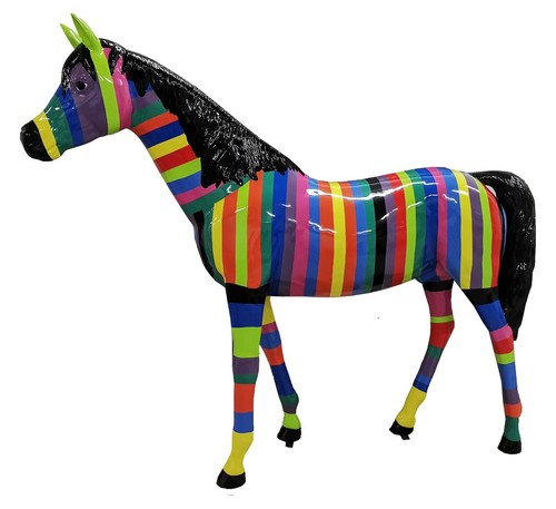 Kunstbemalung pferd figur - pferd,