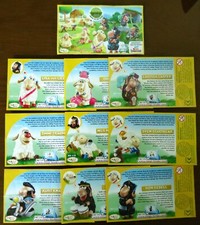 2008 Gute Schafe -wilde Schafe, alle 9 verschiedenen BPZ, Ferrero Ü-Ei, uralt