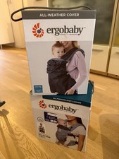 Ergobaby Trage „Omni 360“ + All-Weather Cover + Neugeborenen-Einsatz 