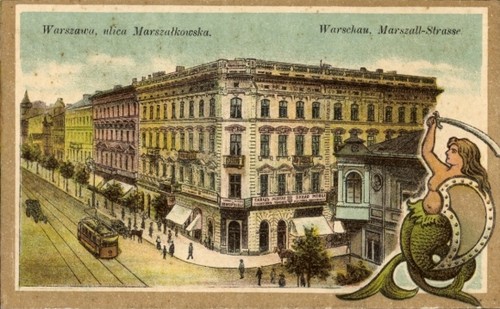 Warszawa warschau polen - ak,