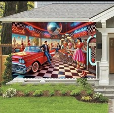 Polyester banner road - polyester,