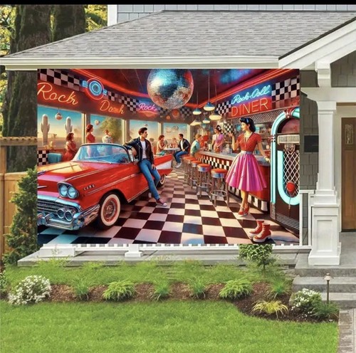 Polyester banner road - banner,