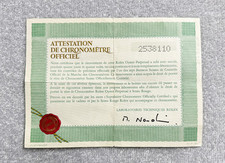 Rolex Zertifikat Day Date