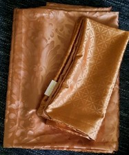 Bettwäsche Set 135x200cm, 80x80cm Marke Alfredo Pauly Neu Farbe Goldbronze