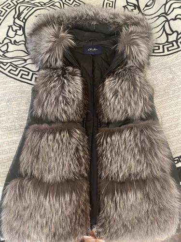 Echt pelz weste fuchs damen - weste,