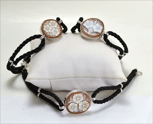 Silber armband kamee und - armband,