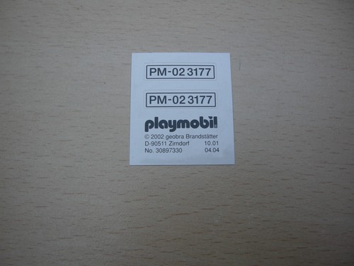 Playmobil pl703 aufkleber - -, pl703,
