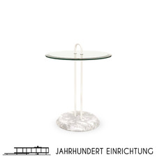 Cattelan Italy | Vico Magistretti | Othello Beistelltisch | Marmor Glas Vintage