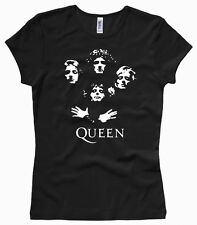 QUEEN Freddie Mercury - Damenshirt / Girl / Woman, Gr. XS bis XL