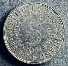 5 Mark 1971 D BRD Silberadler