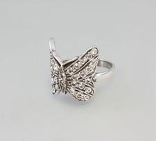 9901029-x 925er Silber Ring Schmetterling Swarovski-Steine Gr.56