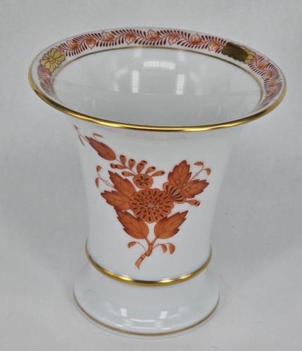 Herend apponyi orange vase - herend,