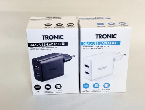 Tronic dual usb ladegerät - tronic®, dual-usb-ladegerät