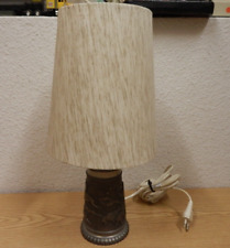 70er Fischer Tischlampe Leuchte  Zinn Jagdmotiv  70s Vintage