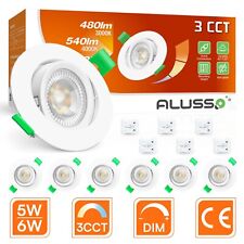 68mm LED Einbaustrahler Decken Spots Lampen 5W 6W Einbau Leuchte Ultra Flach CE