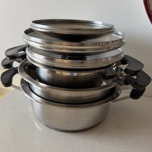 Amc topfset teilig - amc, edelstahl