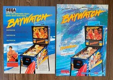 Sega Baywatch / 2 Flyer (deutsch + US) / Pinball Flipper