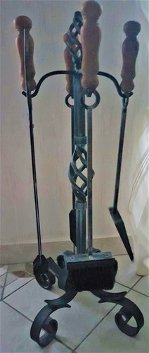 Kamingarnitur aus gusseisen - aus,