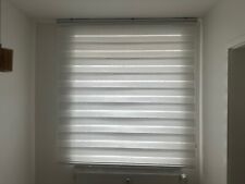 Weiß Doppelrollo mit Glitzer B 212 cm x L 200 cm im gutem.Zustand 