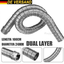 100cm Auspuffrohr Abgasrohr Edelstahl φ24mm Für Eberspacher Webasto Standheizung